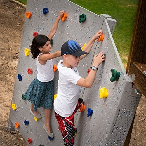 Squirrel Products 20 Extra Large Deluxe Rock Climbing Holds with Mounting Hardware - DIY Rock Wall Comes with Mounting Hardware - Ages 3+ - Image 4