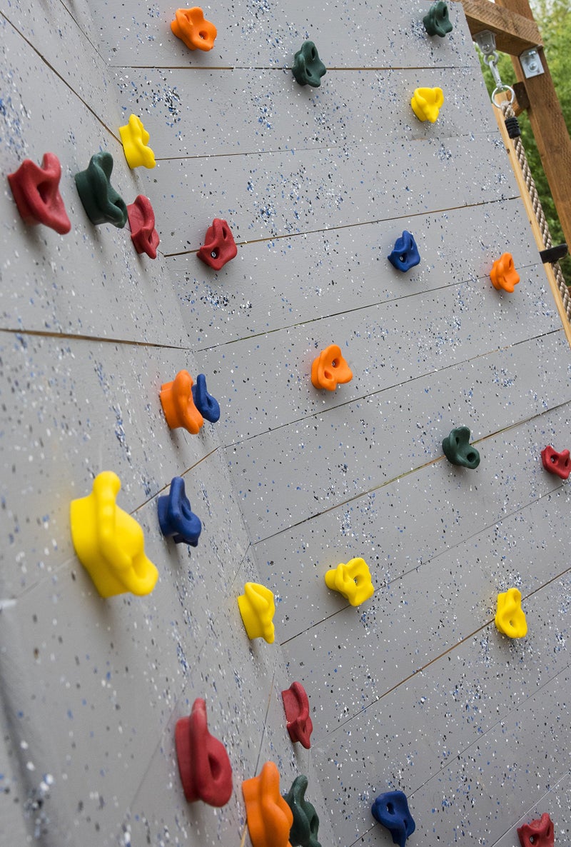 Squirrel Products 20 Extra Large Deluxe Rock Climbing Holds with Mounting Hardware - DIY Rock Wall Comes with Mounting Hardware - Ages 3+ - Image 2
