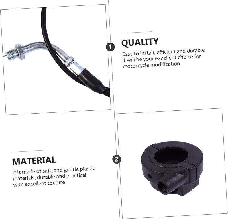 Hemobllo Throttle Control Grip Assembly Universal Throttle Handle for-Road Motorcycles High-Performance Gas Handle Cable for Motorbike Accessories - Image 4