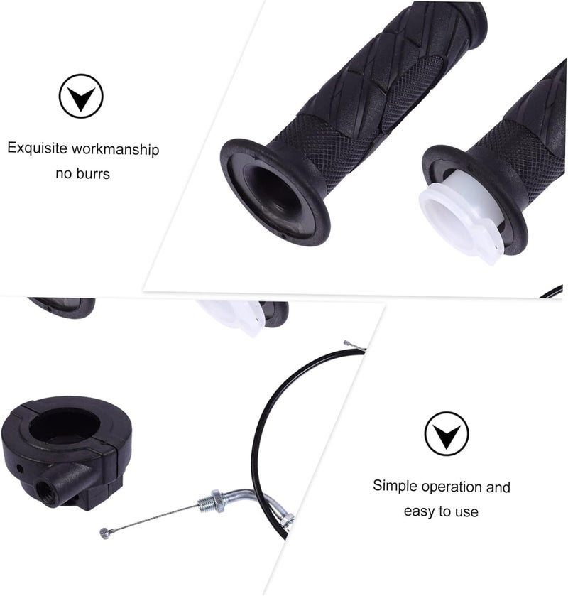 Hemobllo Throttle Control Grip Assembly Universal Throttle Handle for-Road Motorcycles High-Performance Gas Handle Cable for Motorbike Accessories - Image 3