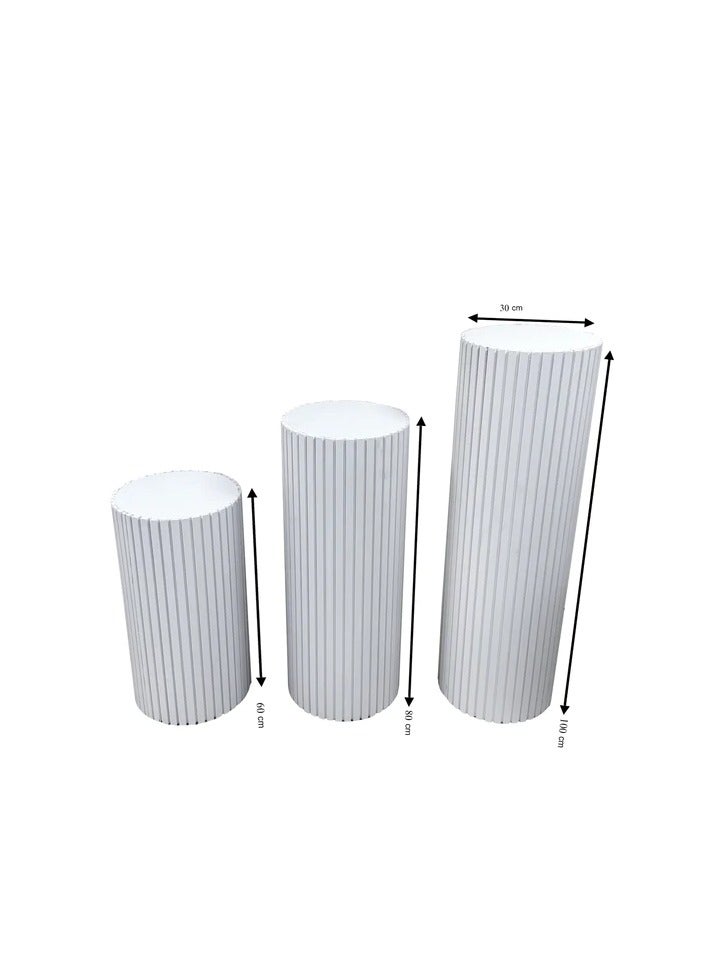 لمسة إبداع – قواعد مستديرة – قواعد بيضاء – قواعد سوداء – رافعات فوم PVC - Image 5