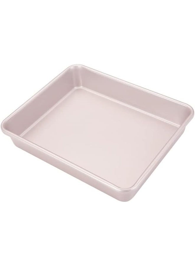 CHEFMADE 9-Inch Rectangle Cake Pan, Non-Stick Loaf Pan for Bread, Meat, Fish, Deep Edge Dish Bakeware for Oven Baking (Champagne Gold) - Image 4