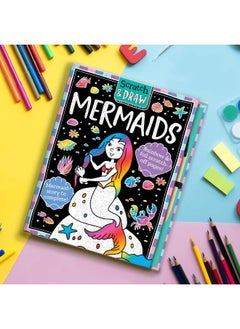 Scratch and Draw Mermaids - Scratch Art Activity Book  - Image 1