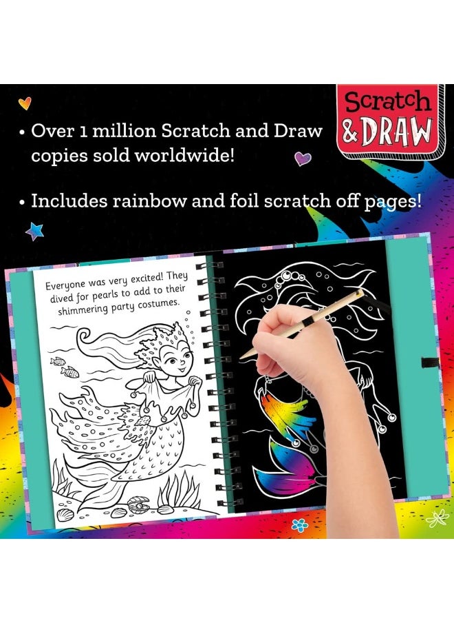 null - Scratch and Draw Mermaids - Scratch Art Activity Book - Image 1