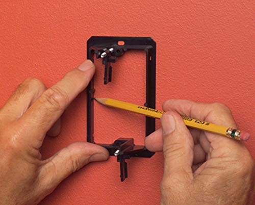 iMBAPrice LV1-2PK Single Gang (1-Gang) Low Voltage Mounting Bracket - Black (Pack of 2) - Image 4