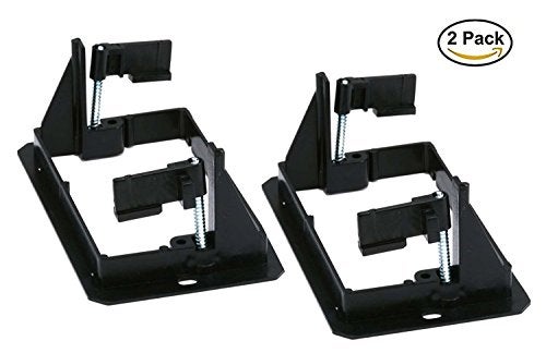 iMBAPrice LV1-2PK Single Gang (1-Gang) Low Voltage Mounting Bracket - Black (Pack of 2) - Image 3