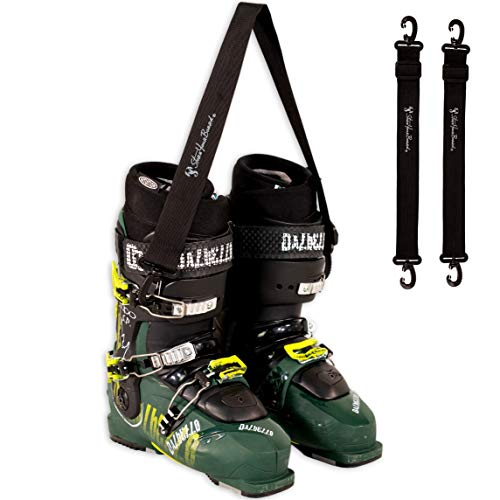 StoreYourBoard Ski & Boot Carrier Strap 2-Pack | Adjustable Ski Boots & Snowboard Boot Strap Sling | Heavy-Duty Shoulder Carrying Strap for Men & Women (2 Pack) - Image 1