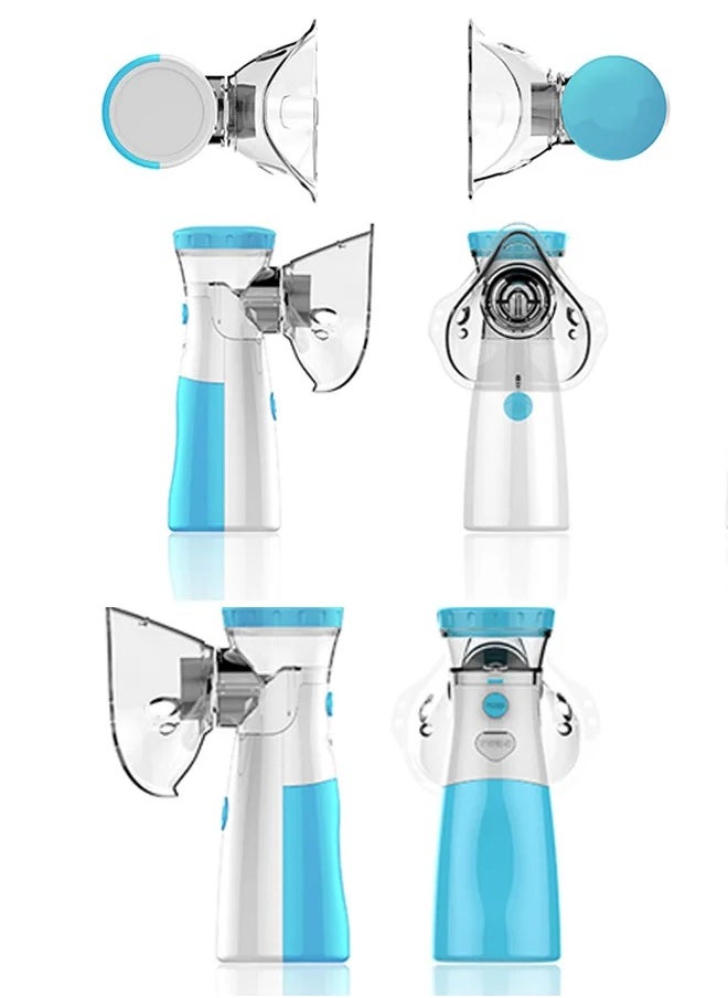 Generic - Portable Nebulizer Machine,Mini Vaporizers,USB Rechargeable Handheld Mesh Inhaler,Two Ways To Use For Adults And Children With Breathing Problems, For Home Office Outdoor - Image 1