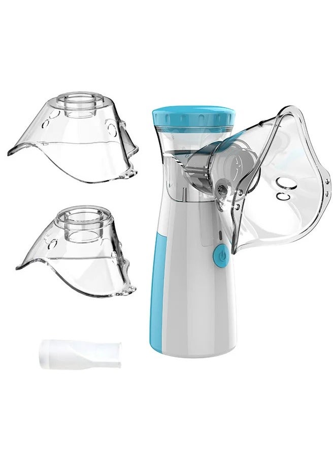 Generic - Portable Nebulizer Machine,Mini Vaporizers,USB Rechargeable Handheld Mesh Inhaler,Two Ways To Use For Adults And Children With Breathing Problems, For Home Office Outdoor - Image 1