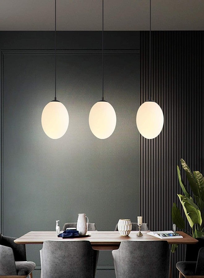 SINOMAN Black Hanging Lights for Living Room/Lights for Ceiling/Hanging Lamps for Home Decoration/Decorative Hanging Lights,Metal (6" Doom SL, Without Bulb) - Image 2