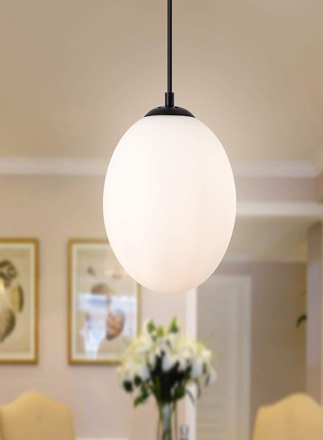 SINOMAN Black Hanging Lights for Living Room/Lights for Ceiling/Hanging Lamps for Home Decoration/Decorative Hanging Lights,Metal (6" Doom SL, Without Bulb) - Image 3