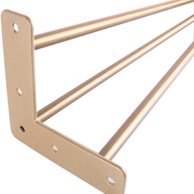 Ventuos_ Hair Pin Furniture Legs for Desk Table Black Modern Straight Style Coffee Table Sofa LegsKitchen Table Leg Bathroom Cabinet Leg Set_of_04 22 Gold - Image 3