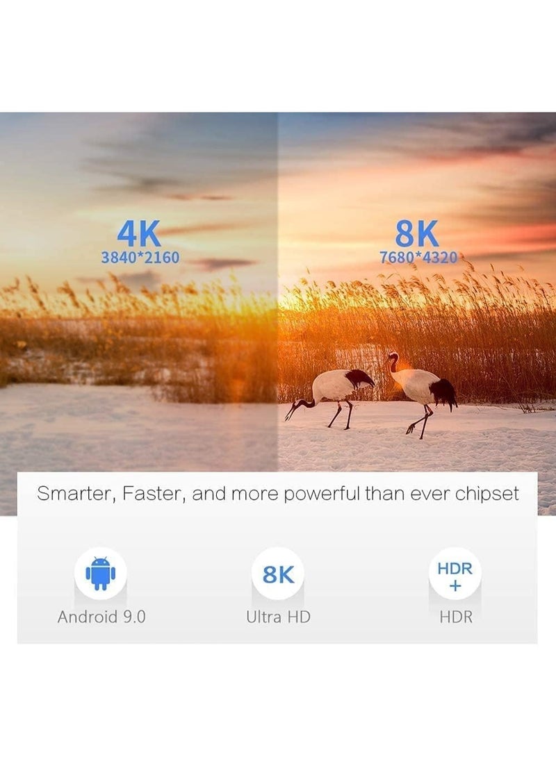 8K HDR Media Player TV Box, Android 11 X96 Max Plus Ultra, Amlogic S905X4 4GB 64GB 2.4G 5G Dual WiFi BT4.0 Support AV1 H.265 - Image 2