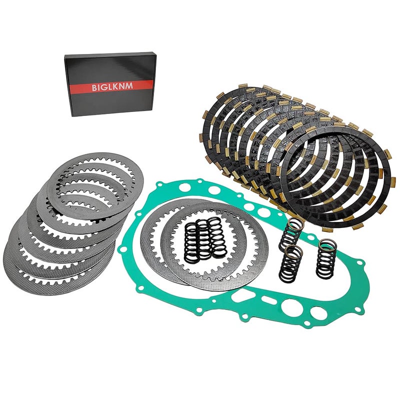طقم ق clutch من BIGLKNM لوحات احتكاك غطاء حشية متوافق مع سوزوكي كوادسبورت Z400 LTZ 400 KFX400 20032006 أرتيك كات DVX400 20042008