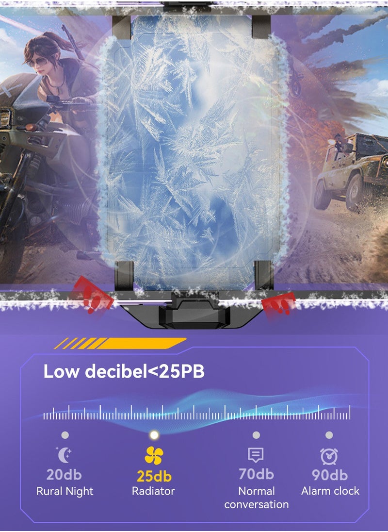 LEOKOR Magnetic Cell Phone Cooler,3S Refrigeration Cold Freezing and Cooling Games are Not stuck,and Semiconductor System,Is Used for Heat Dissipation with Temperature Display,for Gaming,Outdoor Vlog  - Image 5