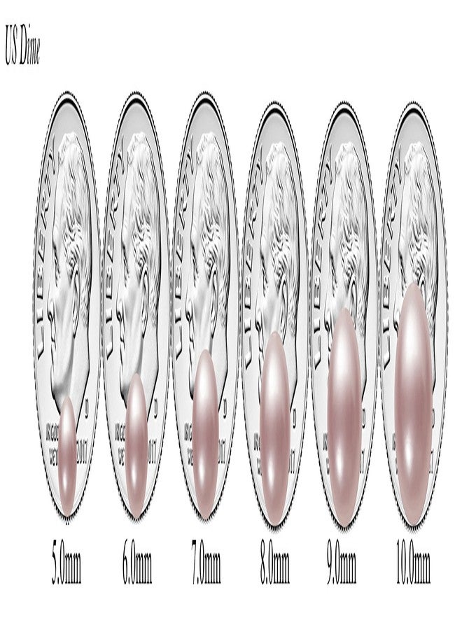 Belacqua Natural Pink Cultured Freshwater Pearl Strand Necklace in Sterling Silver, 7.0-8.0mm, Length-20 Inches, Clasp-Fishhook, Jewelry for Women, Gift Box Included - Image 3