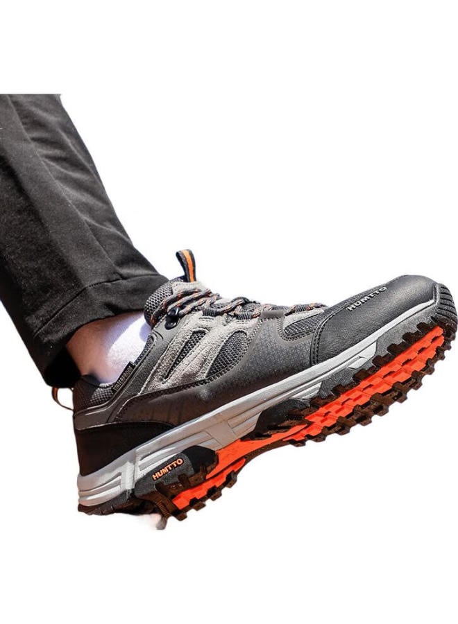 HUMTTO Waterproof Men'S Low-Cut Anti-Slip Hiking Shoes All-Season Outdoor Leisure Men'S Shoes Deep Grey Size 39 - Image 2