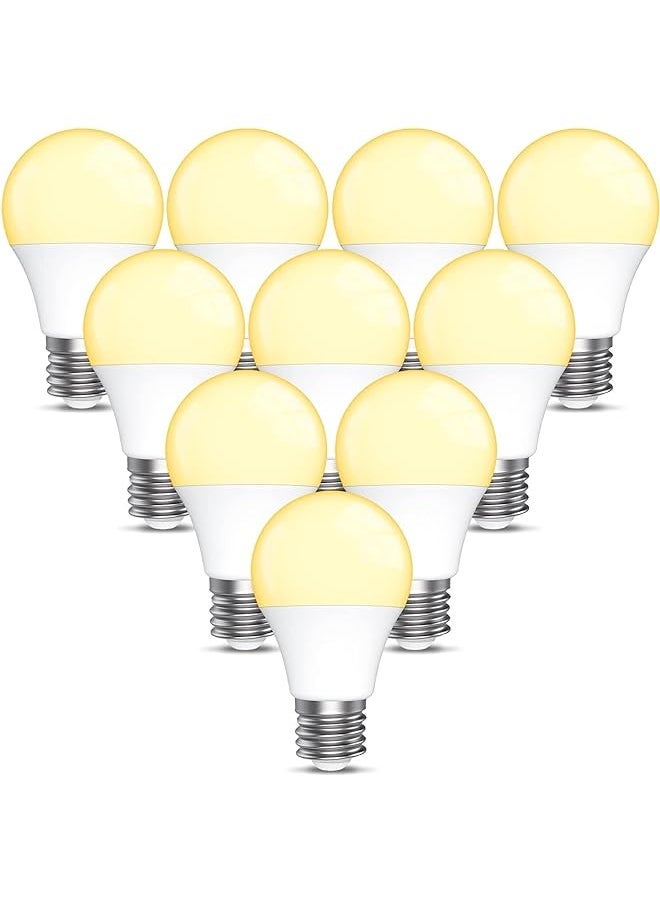 راكسوم 10 عبوات مصابيح LED 12 وات، ضوء دافئ 3000 كلفن (أصفر)، داخلي أو خارجي، غير قابل للتعتيم، قاعدة E27،