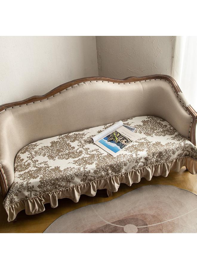 Bluejw Sofa Cushion Four Seasons Universal Sludge-Resistant Non-Slip One-Piece Straight European-Style Chenille Sofa Towel Advanced Sense Cover Cloth  - Image 1