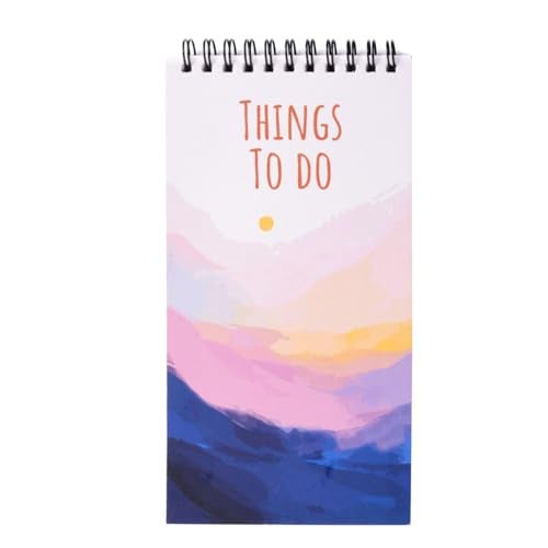 Papboo Easy to Carry To-Do List, Planner, Check list With 80 Printed Sheets Matte Finished Cover (Things Pink) - Image 1