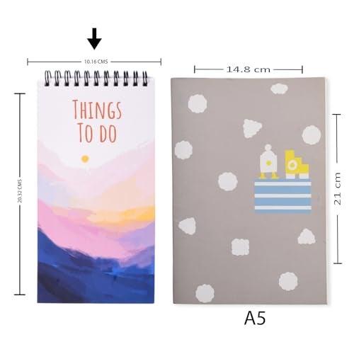 Papboo Easy to Carry To-Do List, Planner, Check list With 80 Printed Sheets Matte Finished Cover (Things Pink) - Image 5