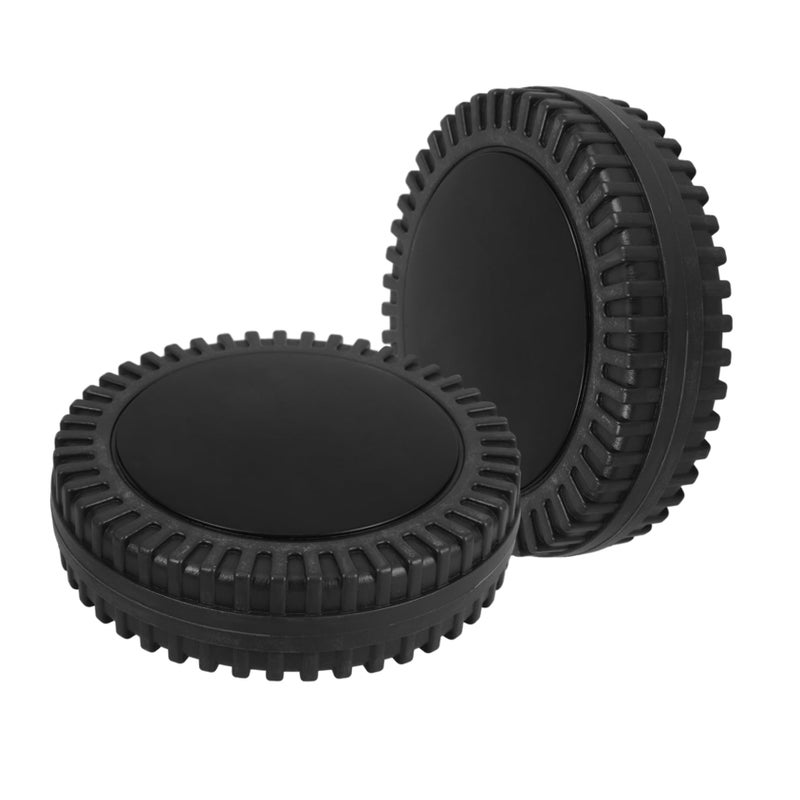 2Pcs Grill Wheels Replacement Kit For Outdoor BBQ Grill And Cooler Cart - Image 2