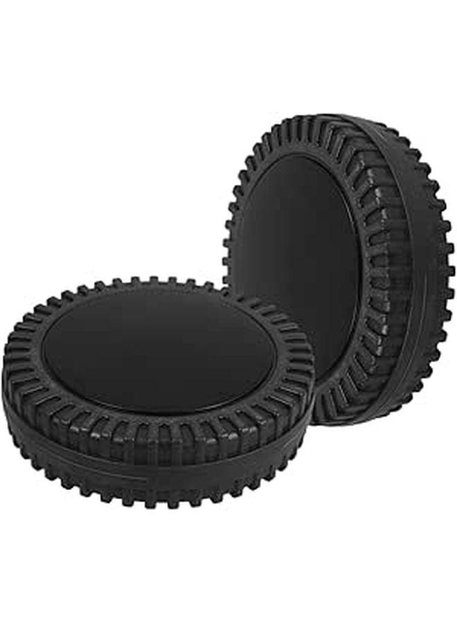 2Pcs Grill Wheels Replacement Kit For Outdoor BBQ Grill And Cooler Cart - Image 1