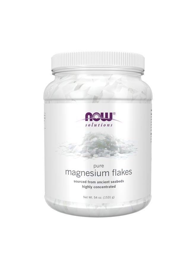 now الحلول، رقائق المغنيسيوم، نقية بنسبة 100%، من قاع البحر القديم في زيششتاين، عالية التركيز، 54 أونصة - Image 1
