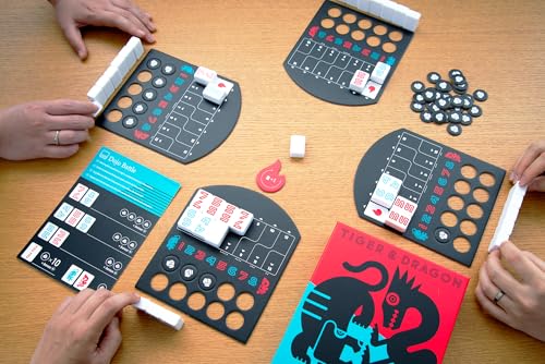 Oink Games Tiger Dragon Japanese Strategy Tile Game 25 Players Ages 8 Portable Travel Game - Image 5