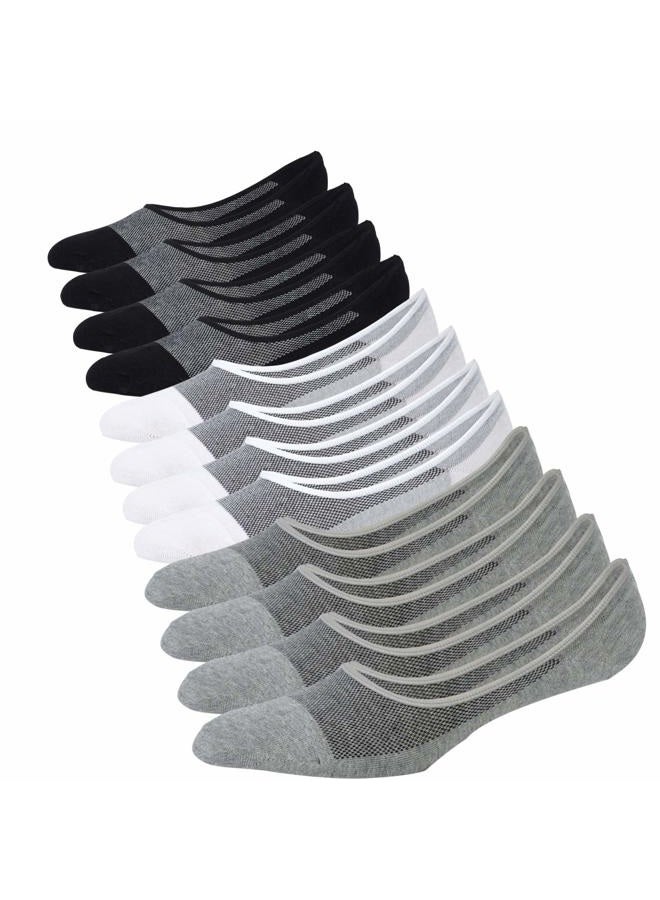 Jormatt 6 Pairs Mens Women Genuine No Show Socks Boys Sneaker Shoes Mesh Knit Low Cut Athletic Cotton Socks Non Slip,Men Shoes size 6-10 - Image 3