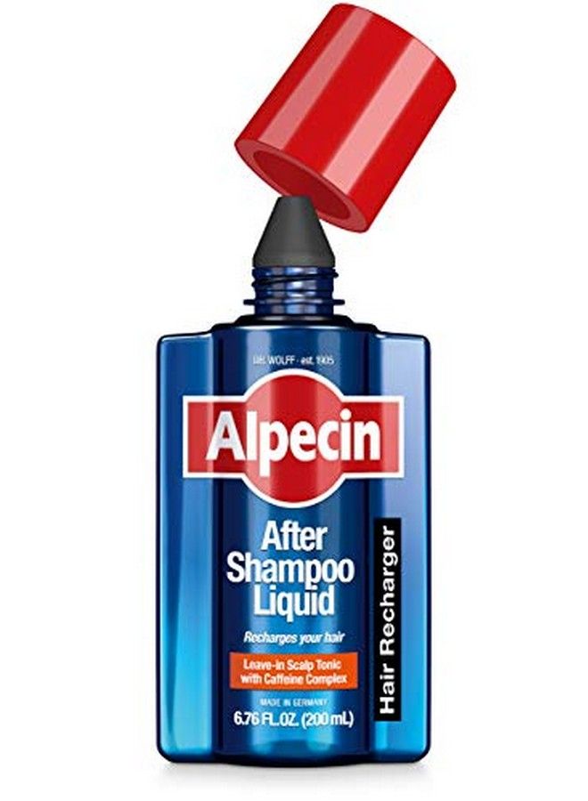 Alpecin سائل الكافيين بعد الشامبو، عبوة من 3 قطع، منشط لفروة الرأس لنمو الشعر الخفيف للرجال، خالٍ من الكبريتات مع زيت الخروع - Image 5