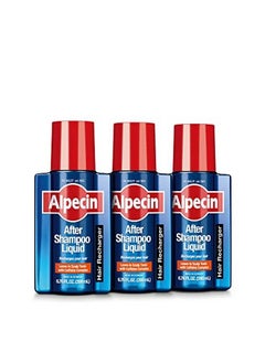 Alpecin After Shampoo Caffeine Liquid 3Pack Scalp Tonic For Men'S Thinning Hair Growth Sulfate Free With Castor Oil  - Image 3
