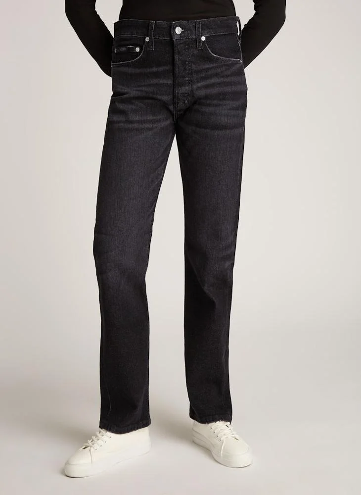 Calvin Klein Jeans Straight Fit Rinse Wash Jeans