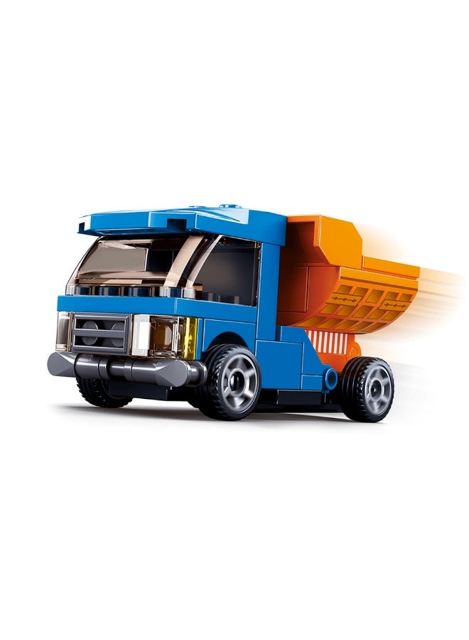 Sluban Sluban - Power Bricks Pull Back Dump Truck 44 Pieces - M38-B0933B  - Image 2