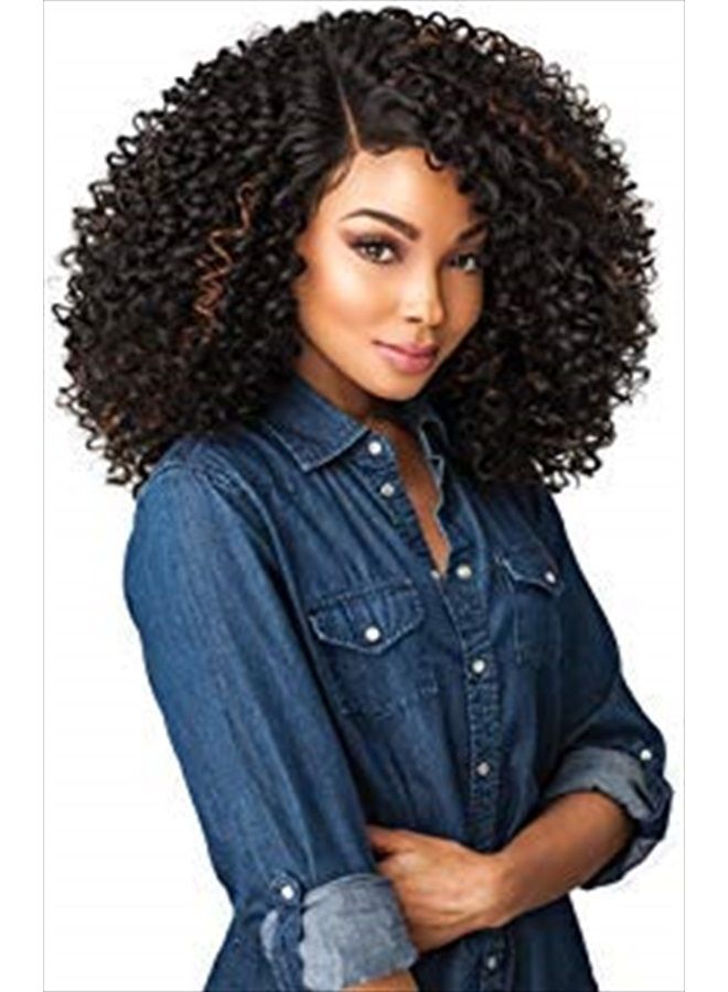 Sensationnel lace front wig - lace front wig the show stopper curls kinks & co (1B)