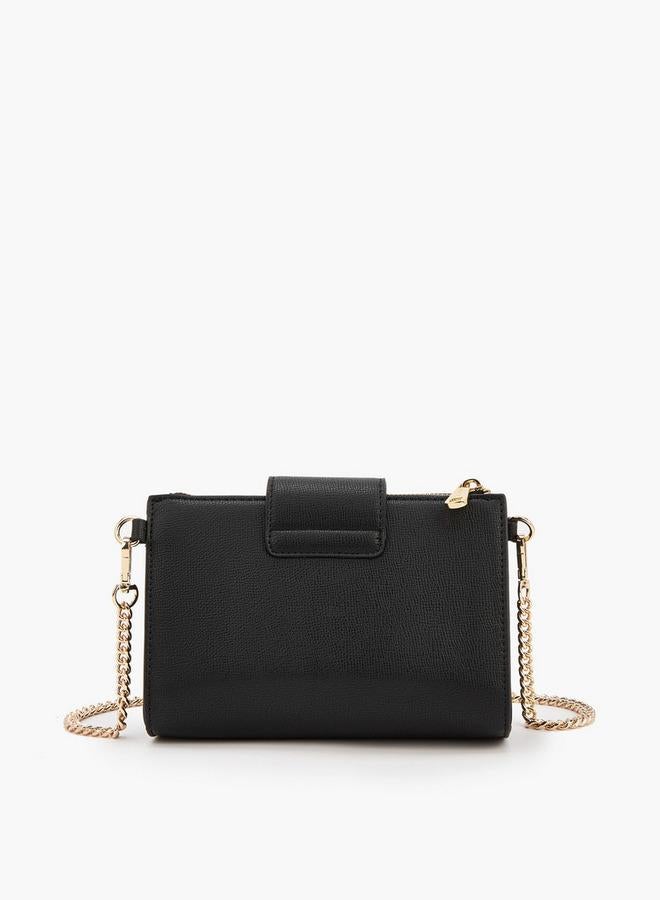 لو كونفورت حقيبة كروس بودي صلبة بحزام سلسلة قابل للفصل - Image 5