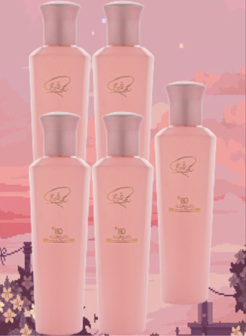Banafa 5 Pieces Pink Tawqie Perfume 100ml EDP - Image 1