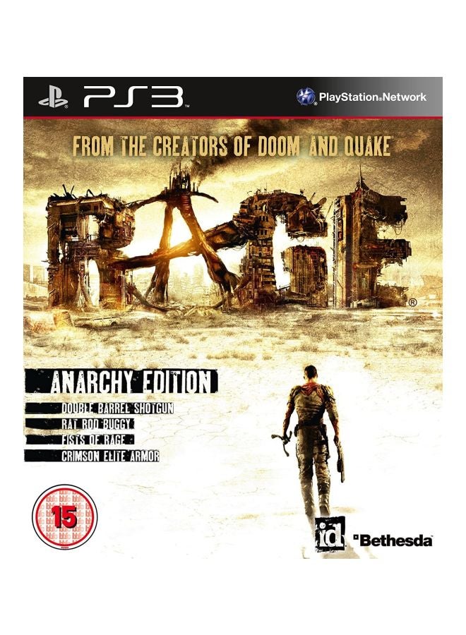 بيثيسدا لعبة Rage: Anarchy Edition بالإنجليزية والعربية (نسخة الإمارات) - الأكشن والتصويب - playstation_3_ps3 - Image 1