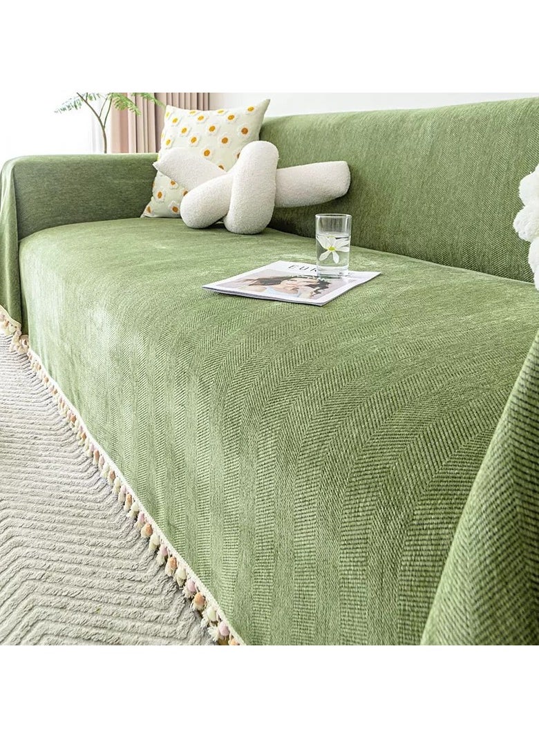 Beauenty Modern simple Chenille herringbone sofa cover  - Image 1