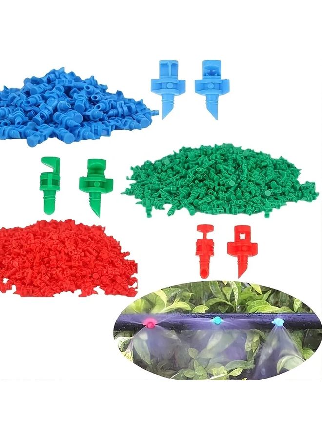 Blue 90 Degree Refraction Nozzle 50pcs for PE Pipe Irrigation Watering - Image 1