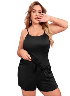 Generic Custom-fit hot shorts set - solid black  - Image 1