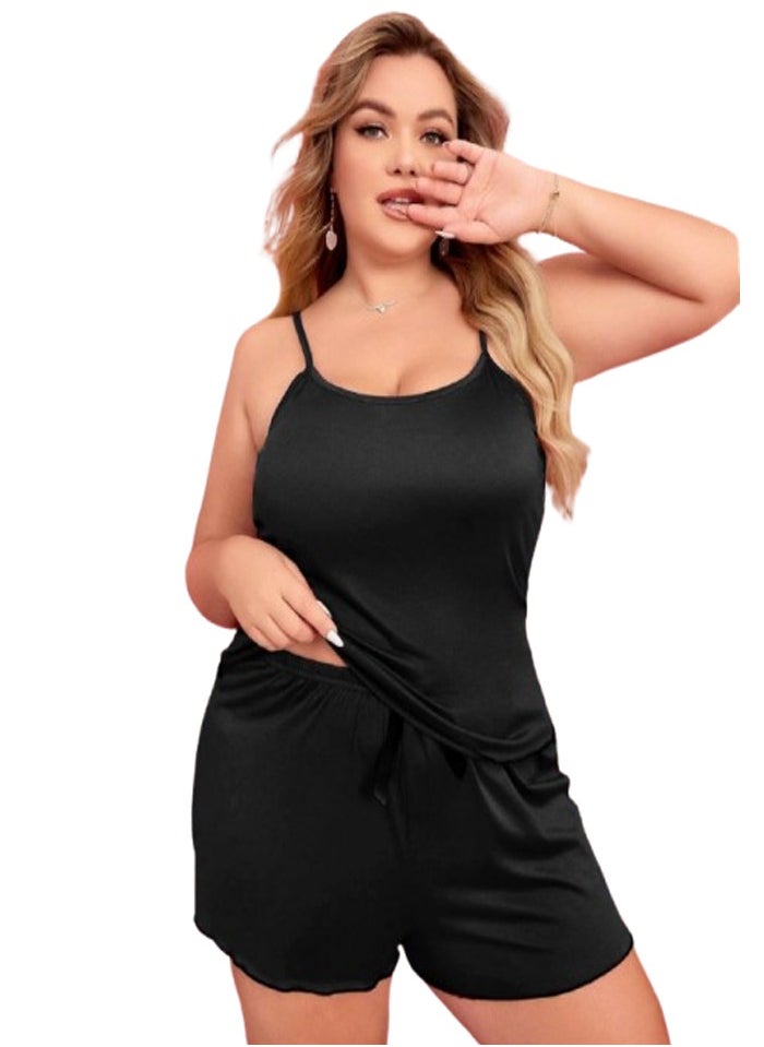 Generic - Custom-fit hot shorts set - solid black - Image 1
