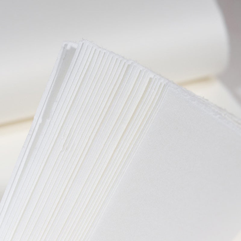 70pcs Chinese Art Paper Calligraphy Painting Semi-raw Semi-cookded Drawing Paper Ancient Paper Rice Paper (White) - Image 3