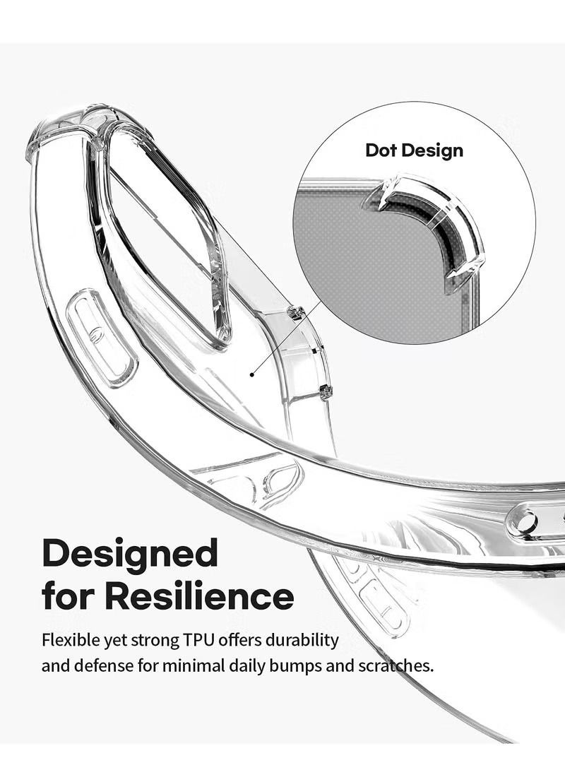 IAF Clear Case Compatible with iPhone 14 Transparent Cover TPU Protective Case with 4 Corners Bumper Shockproof Soft Scratch-Resistant Anti-Drop Slim Thin Case for iPhone 14 6.1 Inch Transparent - Image 2