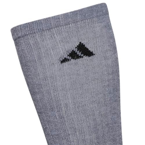 adidas Men's Athletic Cushioned 6-Pack Crew, Cushioned Crew Socks with Arch Compression for a Secure Fit - Image 3