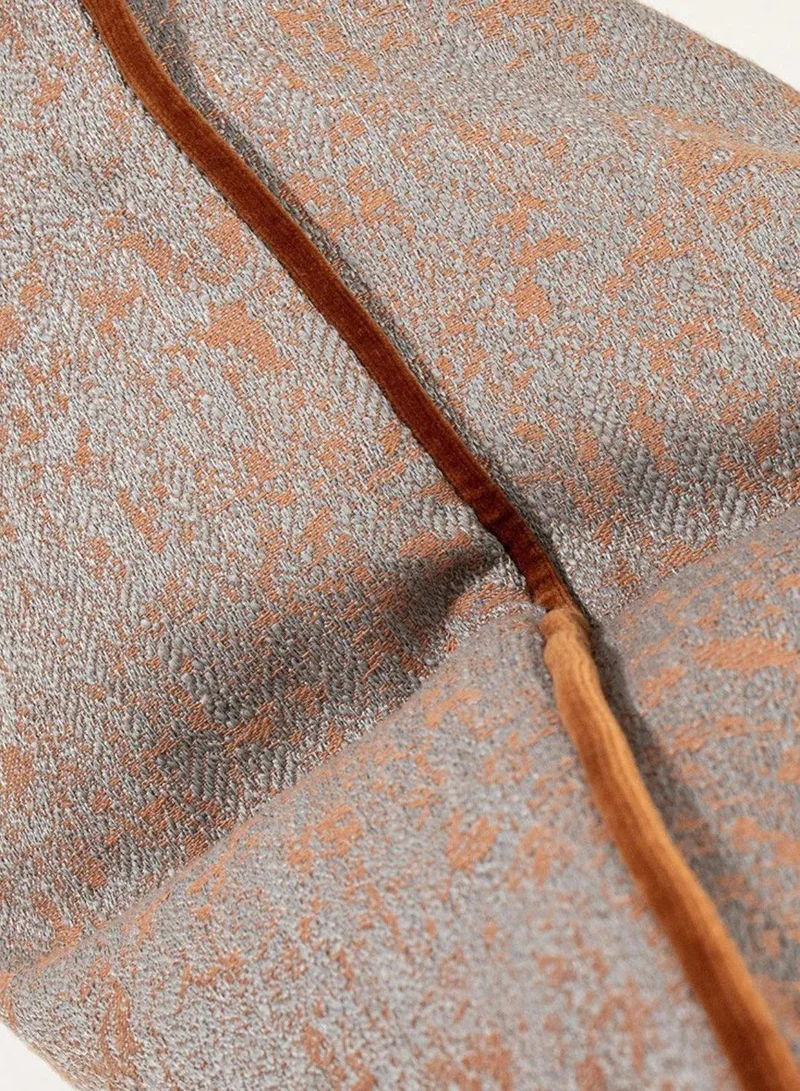 KNOT HOME Cushion Hazel Tangelo (with filler) Pillow Knot Home Cover Set for Modern Sofa Contemporary Living Room Bedroom and Office Soft Washable