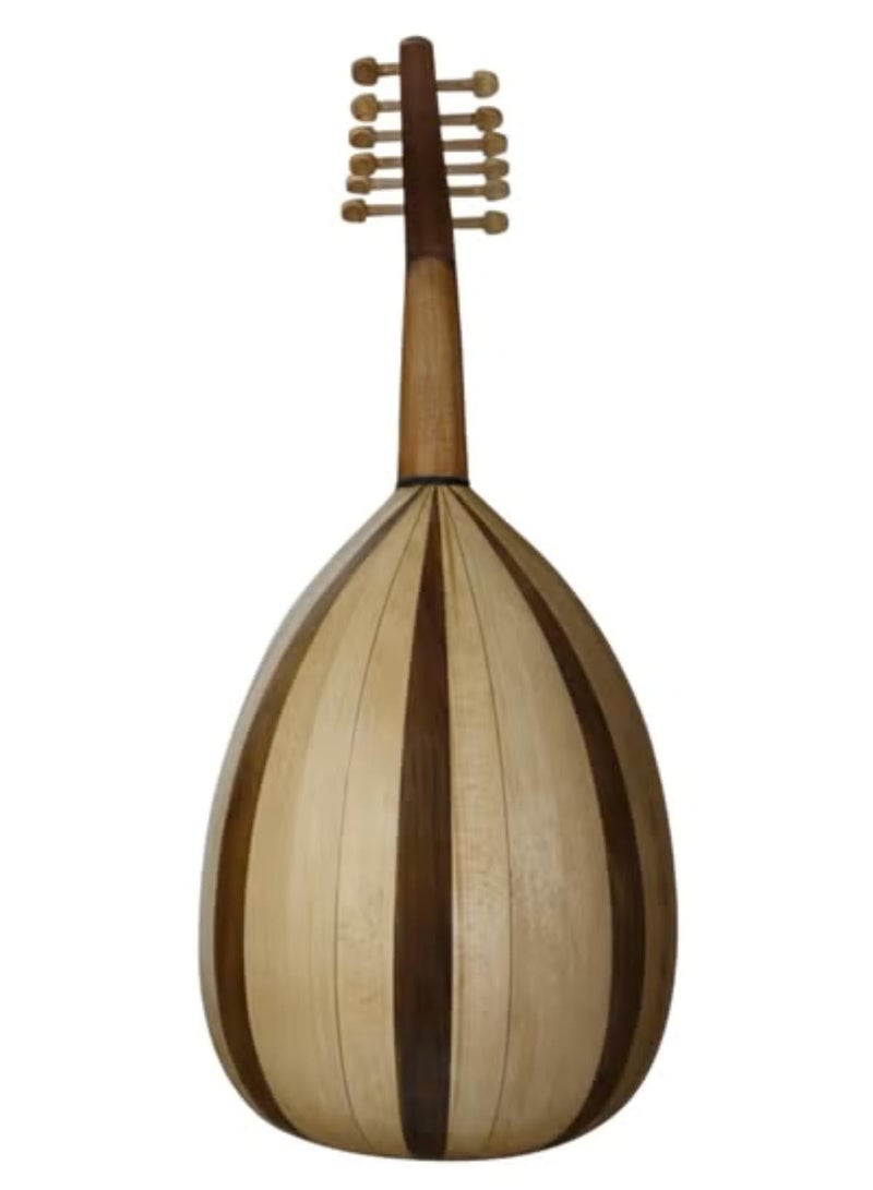 Handmade Classic Egyptian Arabic Oud 9 Strings – Entry Level Study Oud Lute for Students & Beginners Educational Musical Instrument - Image 4