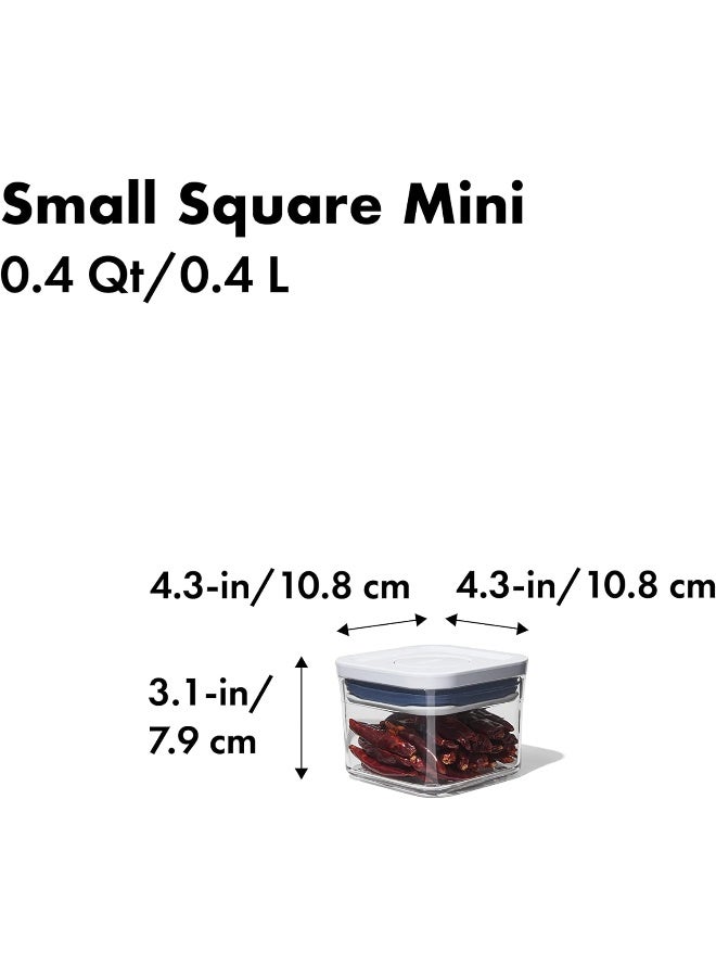 OXO Good Grips POP Container - Airtight Food Storage 0.4 Qt - Square - Dried Herbs - Image 3