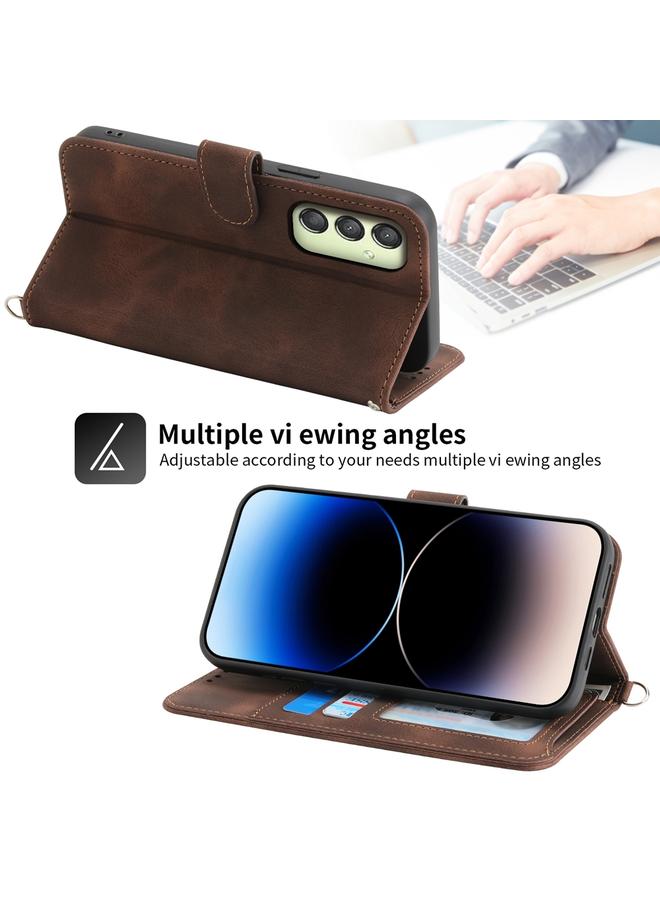 اس-توب جراب لهاتف Samsung Galaxy A25 5G جراب هاتف جلدي بملمس جلدي منقوش عليه زهور لهاتف Samsung Galaxy A25 5G - Image 4