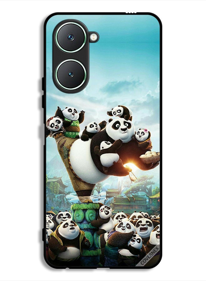 Covernex Vivo Y18i 4G Protective Case Cover Panda & Babies - Image 1